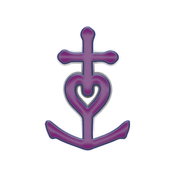 Growth by Choice emblem: a cross above a heart above an anchor